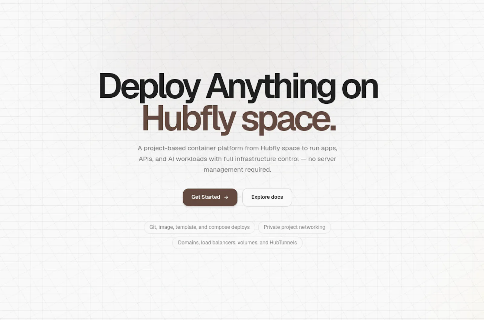 Hubfly space screenshot 2