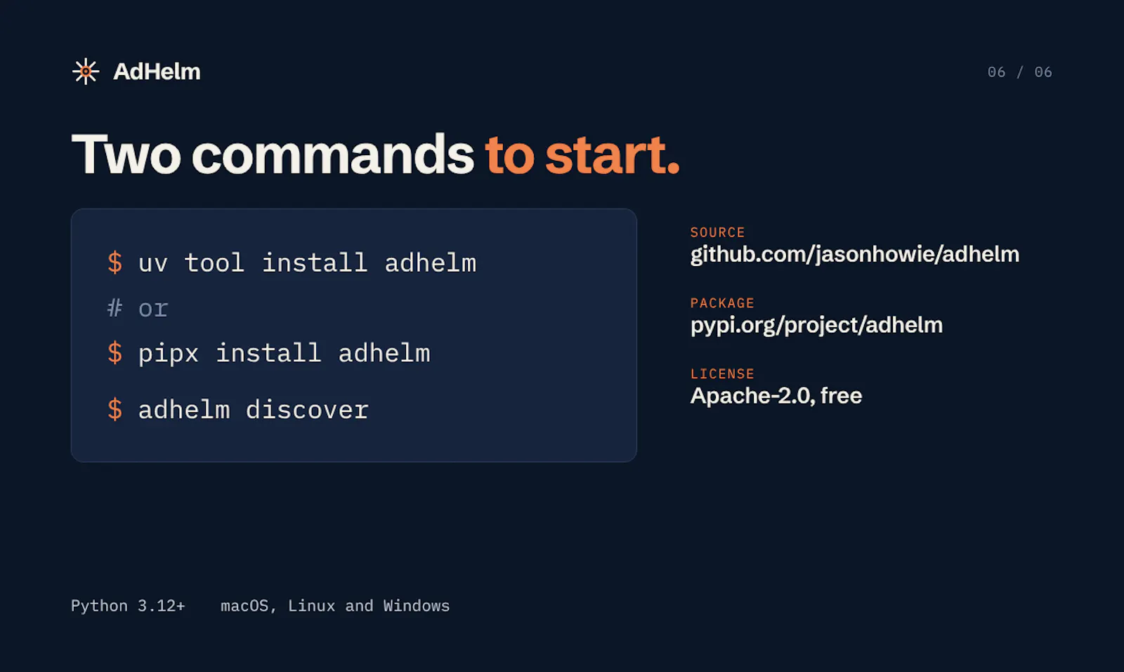AdHelm CLI screenshot 7