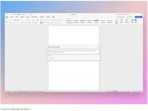 Word 中的 Copilot 圖庫影像