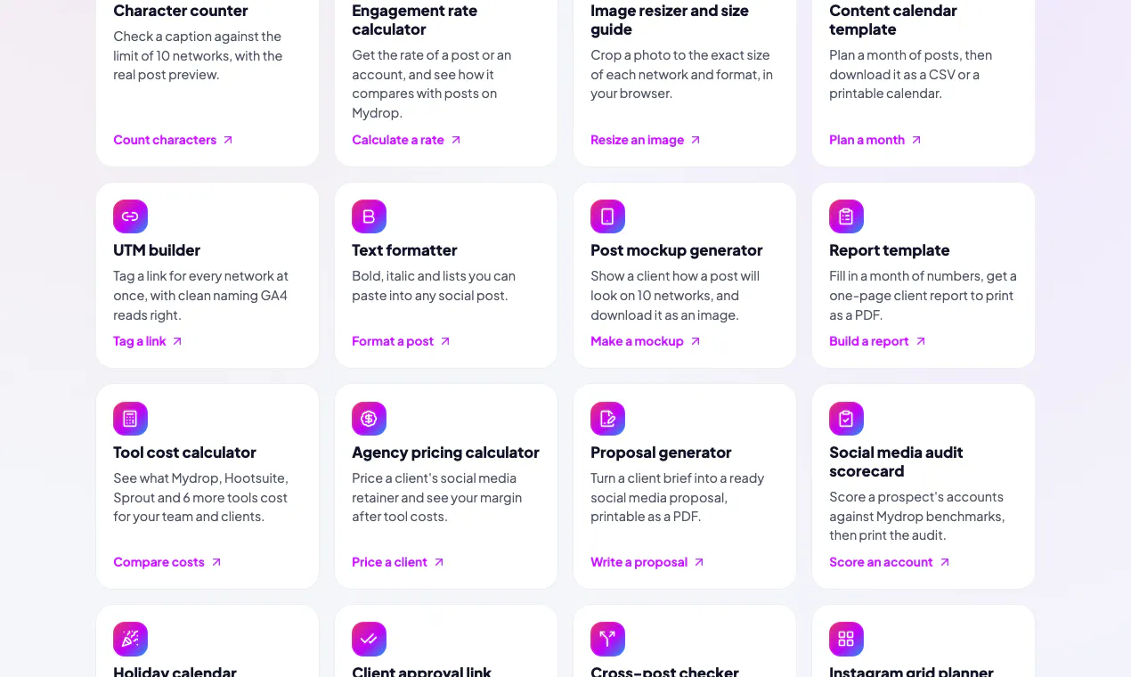 Mydrop Free Social Media Tools gallery image