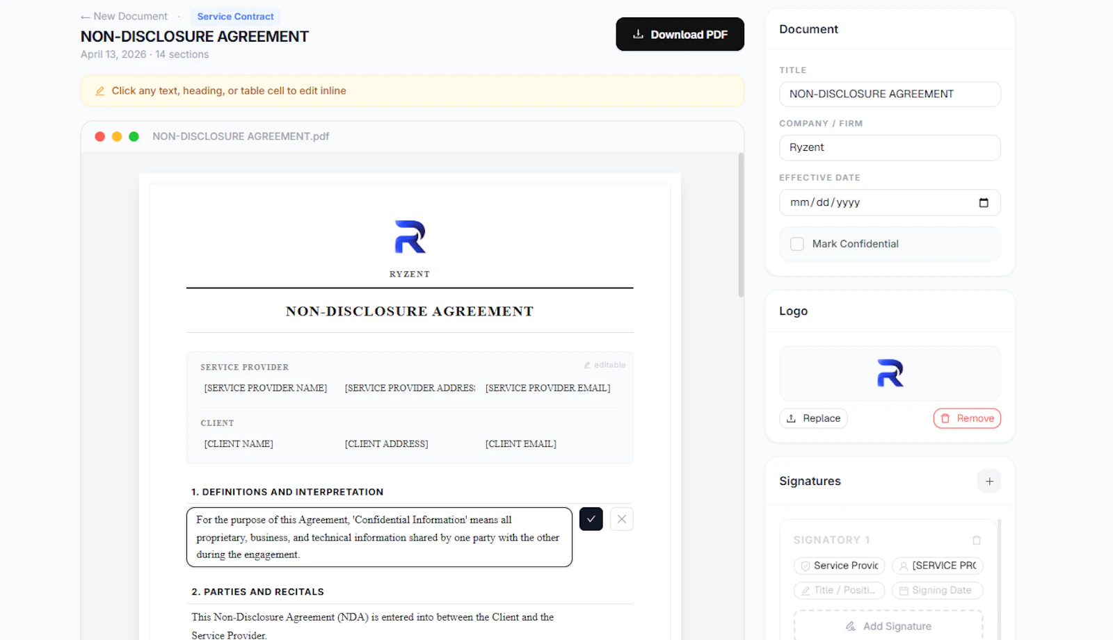 Ryzent Join Waitlist screenshot 5