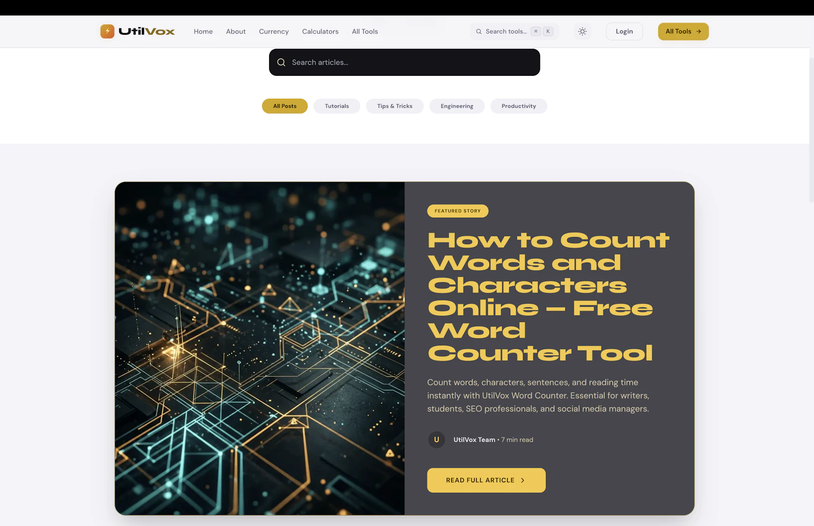 UtilVox screenshot 1