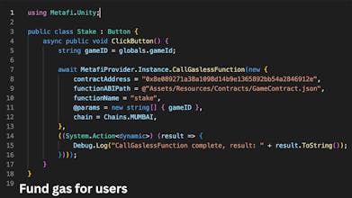Metafi Unity SDK gallery image