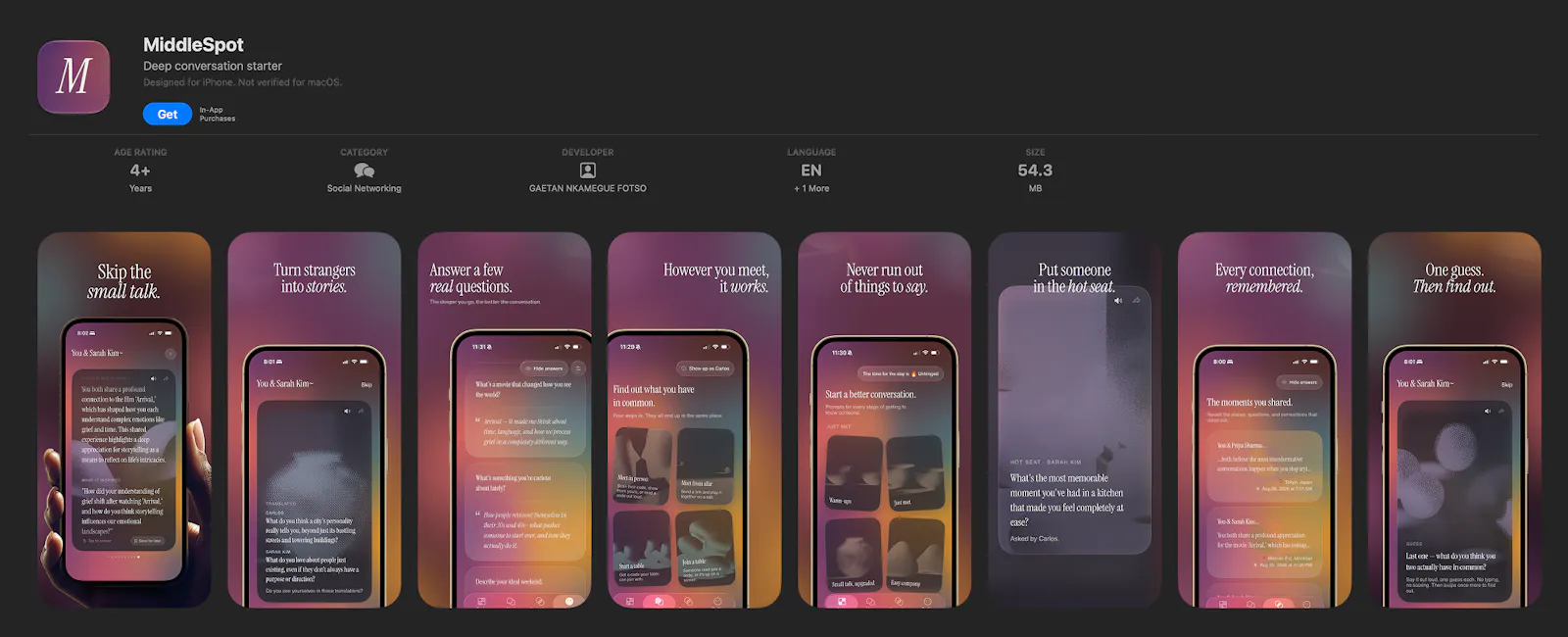 MiddleSpot screenshot 1