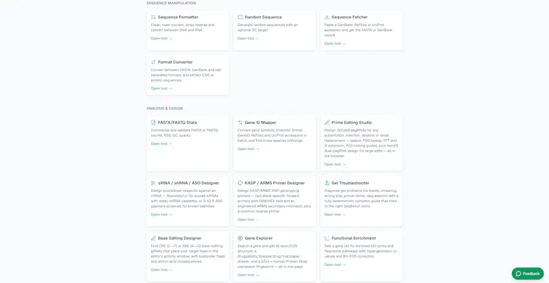 SeqBench screenshot 4