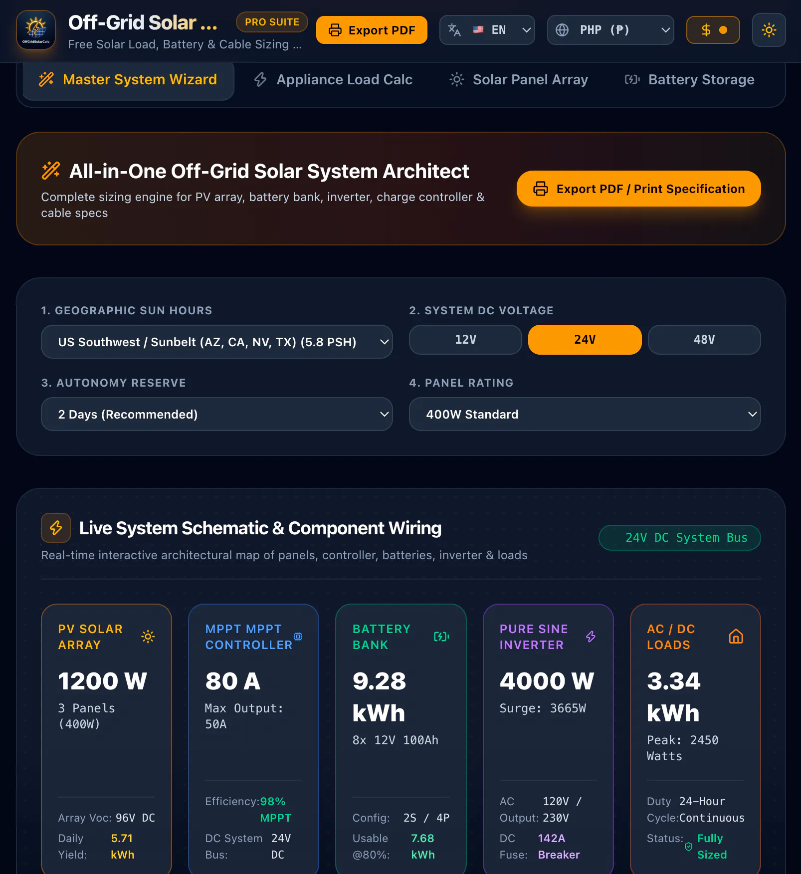 OffgridSolarCalculator gallery image