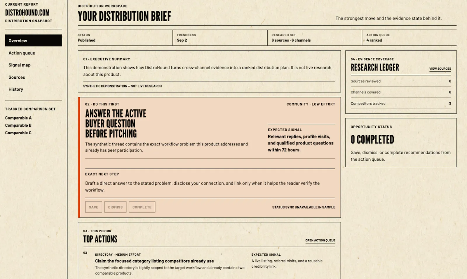 DistroHound screenshot 3