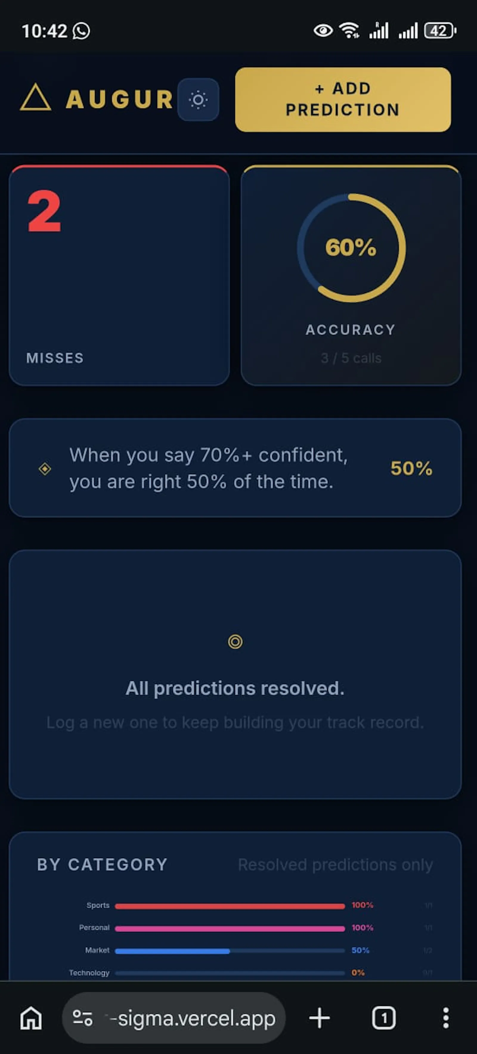 Augur screenshot 5