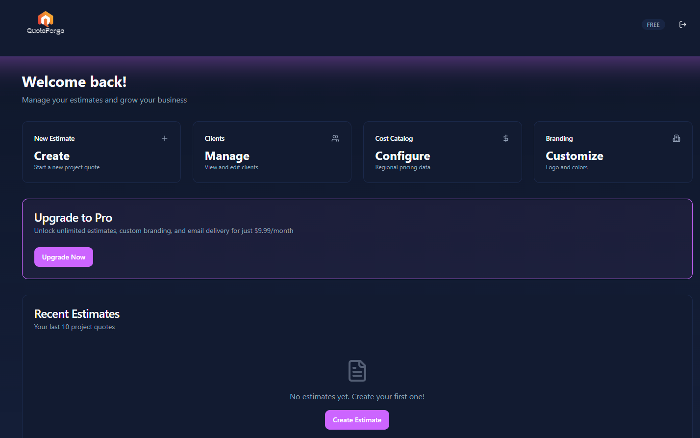 QuoteForge gallery image