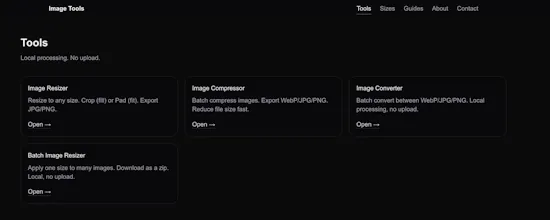 Image Processing — Local, No Upload gallery image