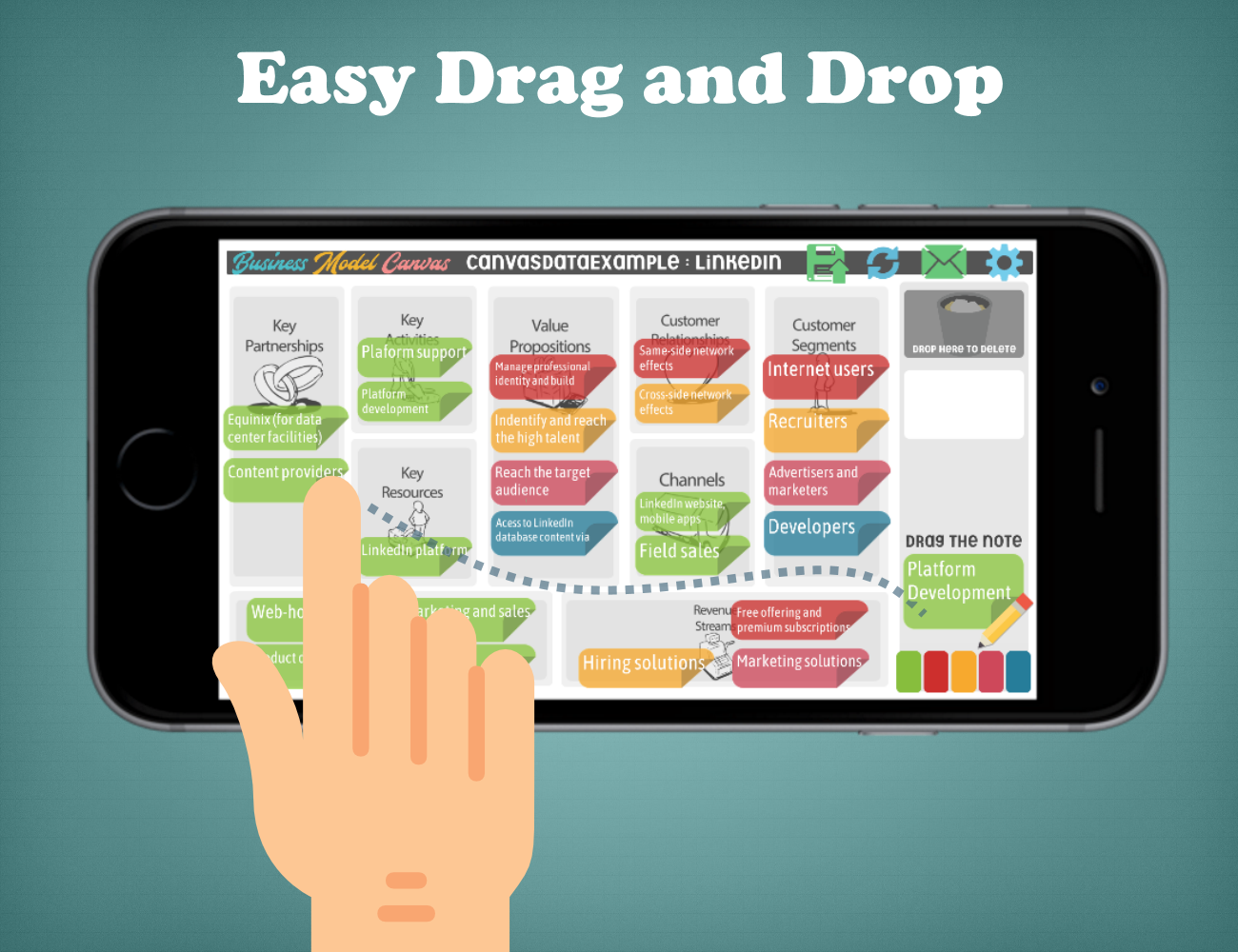 Business Model Canvas BMC - Mobile App gallery image