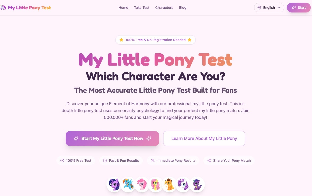 My Little Pony Test