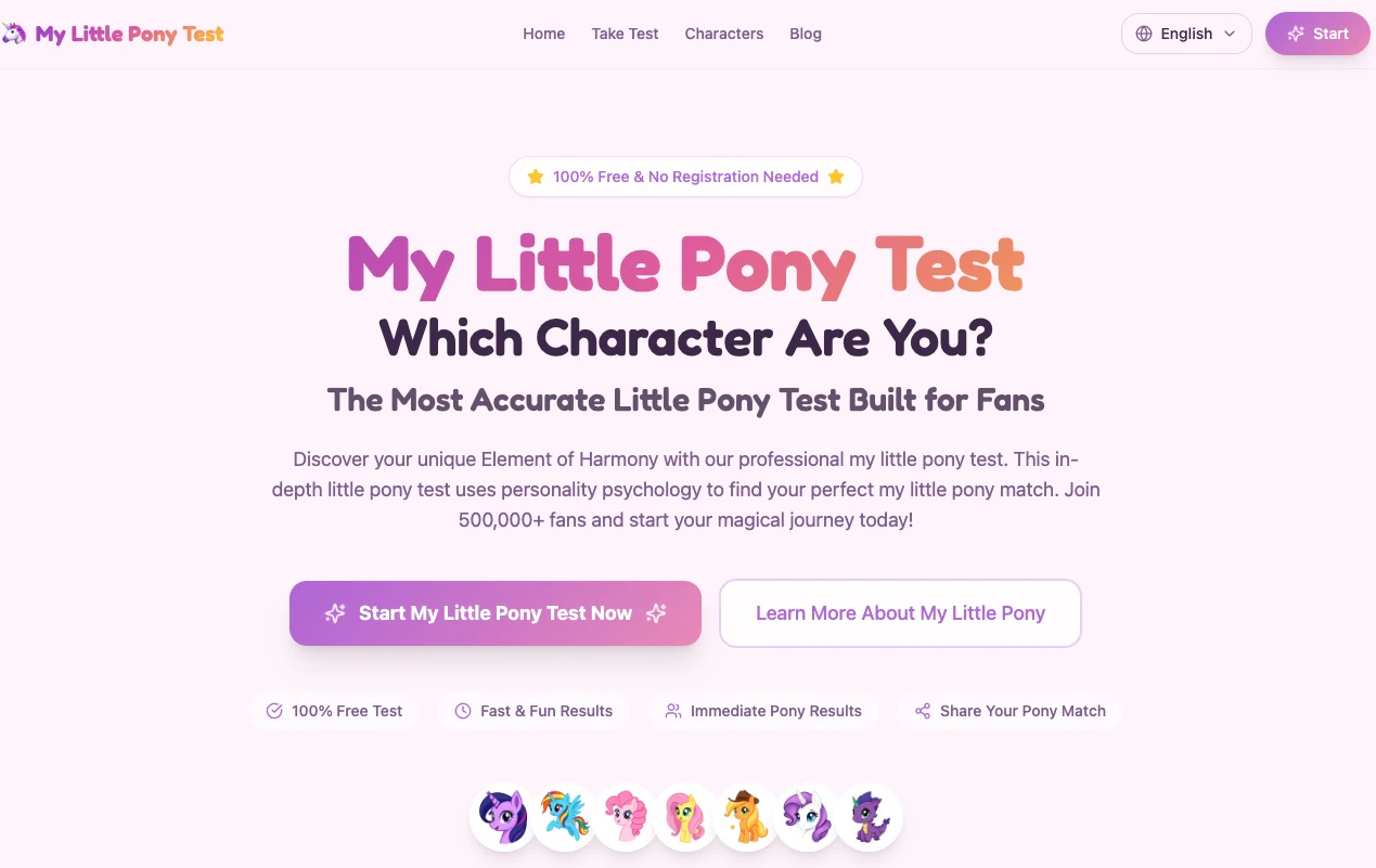 My Little Pony Test