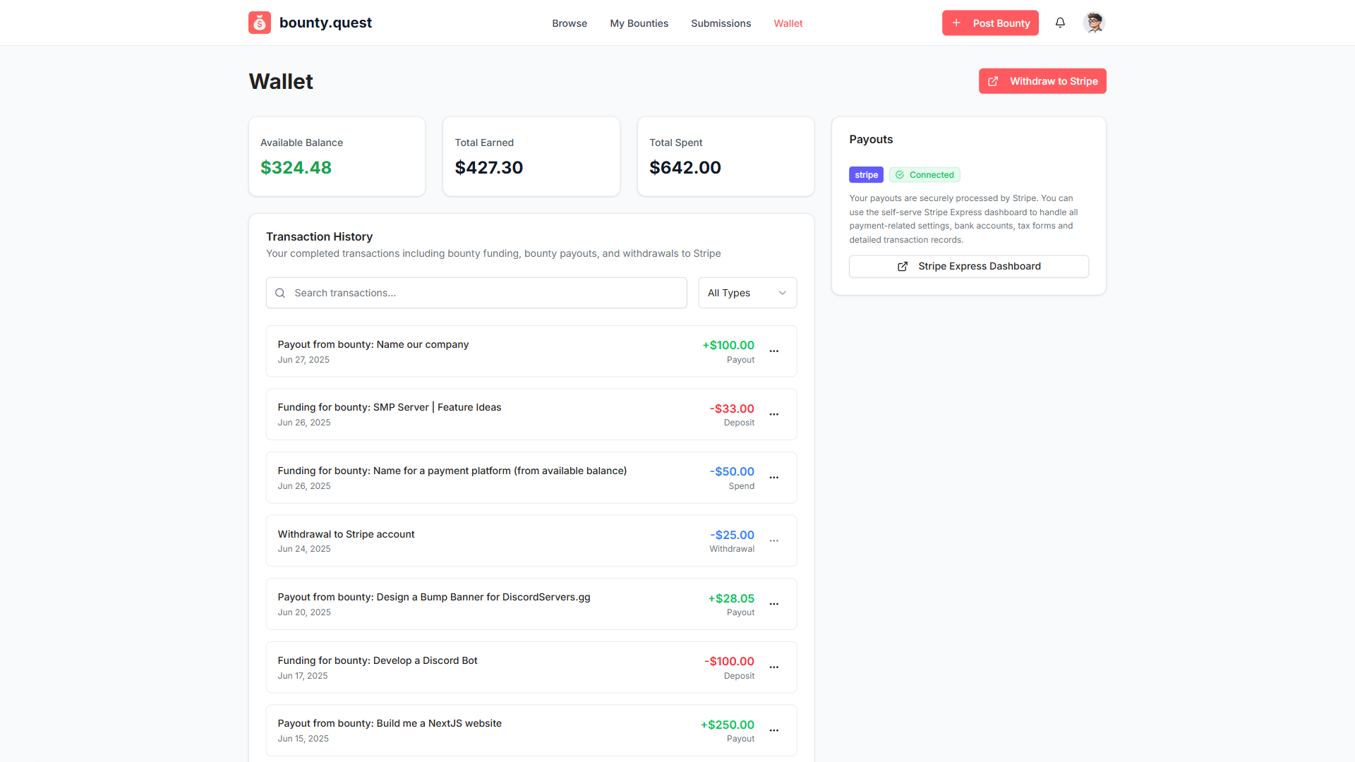 bounty.quest | Complete Tasks, Get Paid gallery image