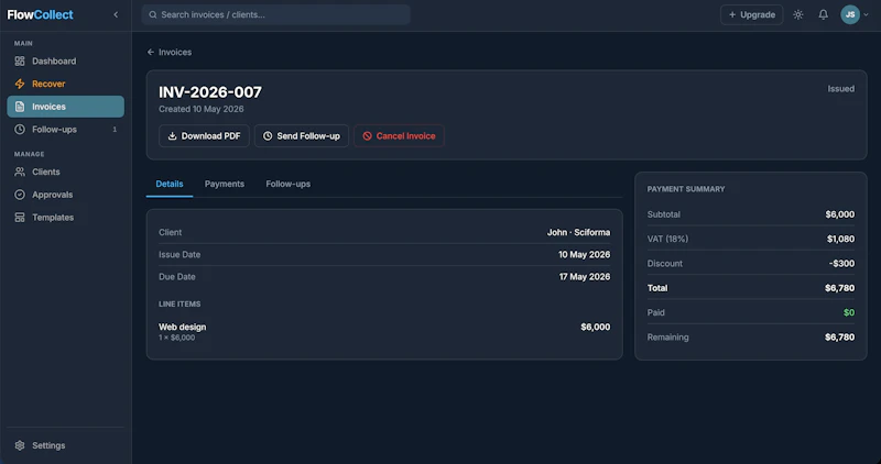 FlowCollect screenshot 5