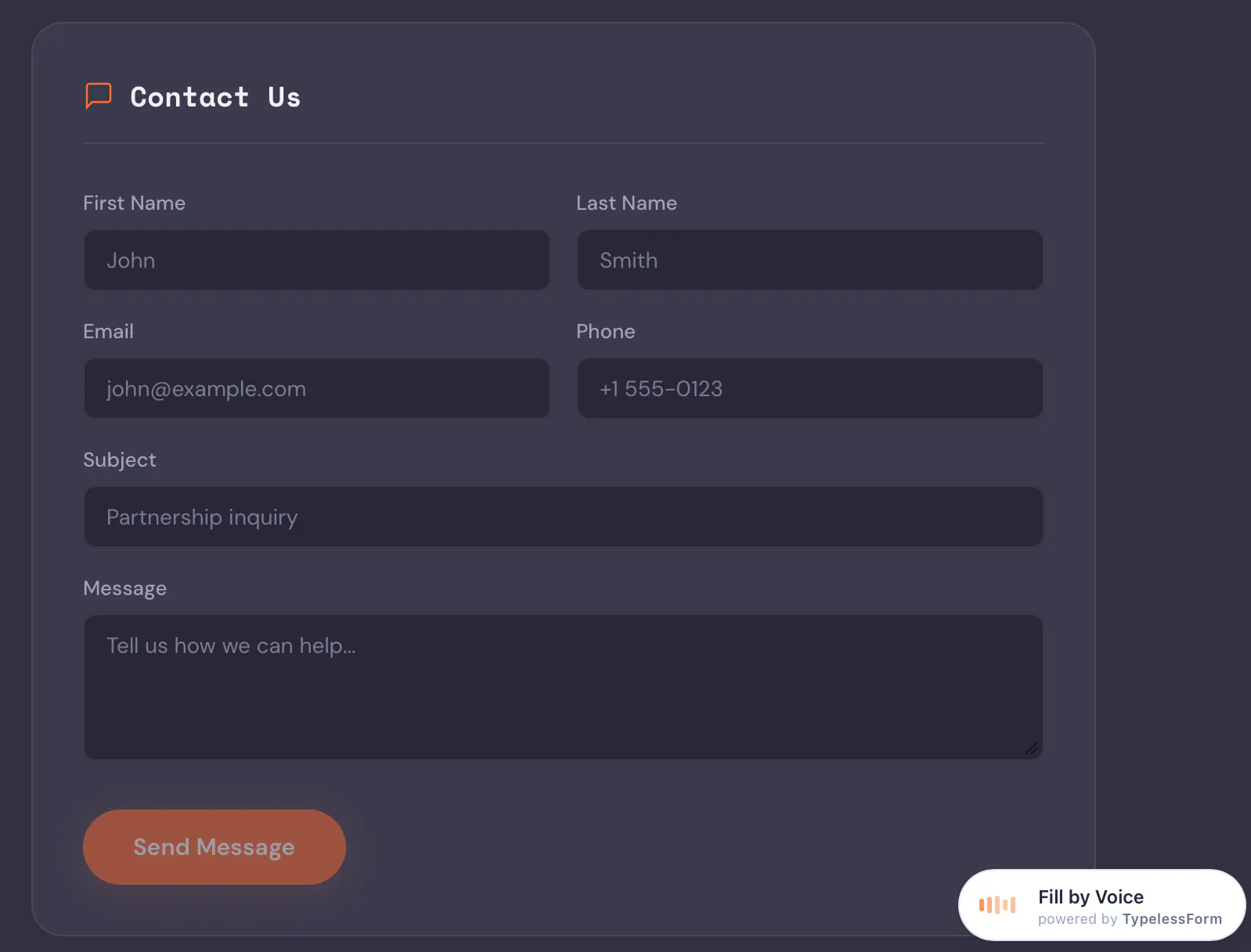 TypelessForm 제품 배너