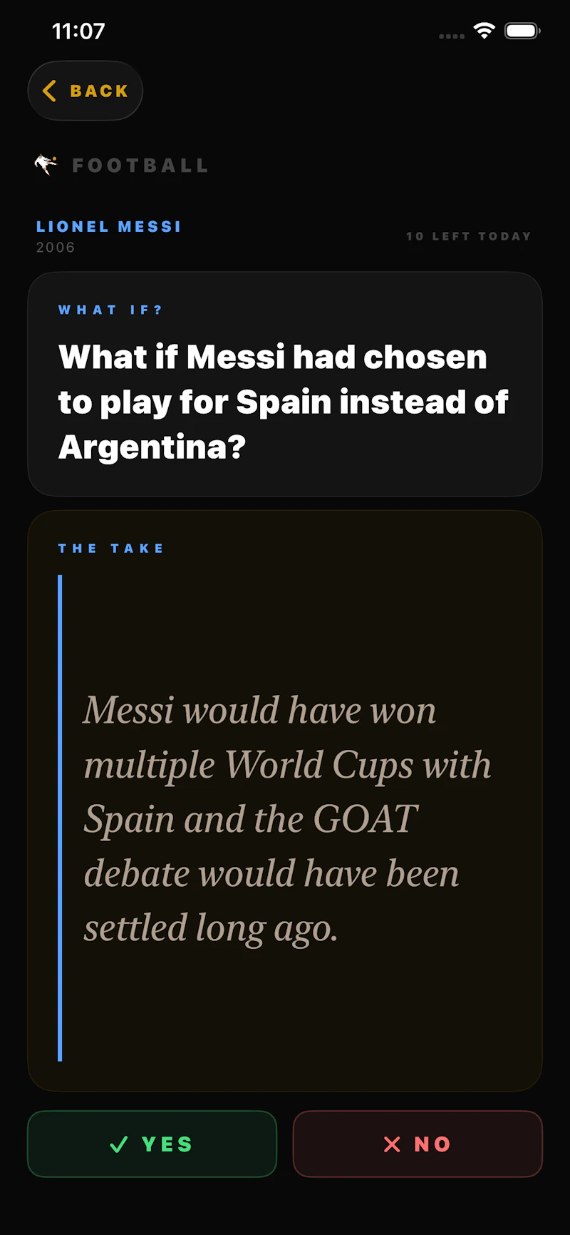 What If ? Sports Debates screenshot 6