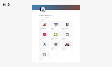 Notion Resources List gallery image