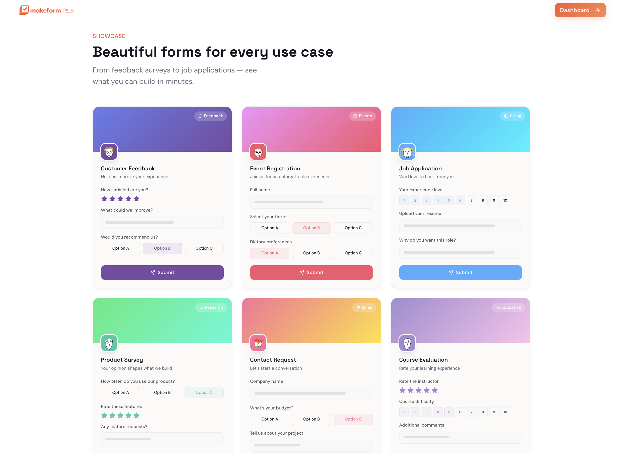 MakeForm gallery image