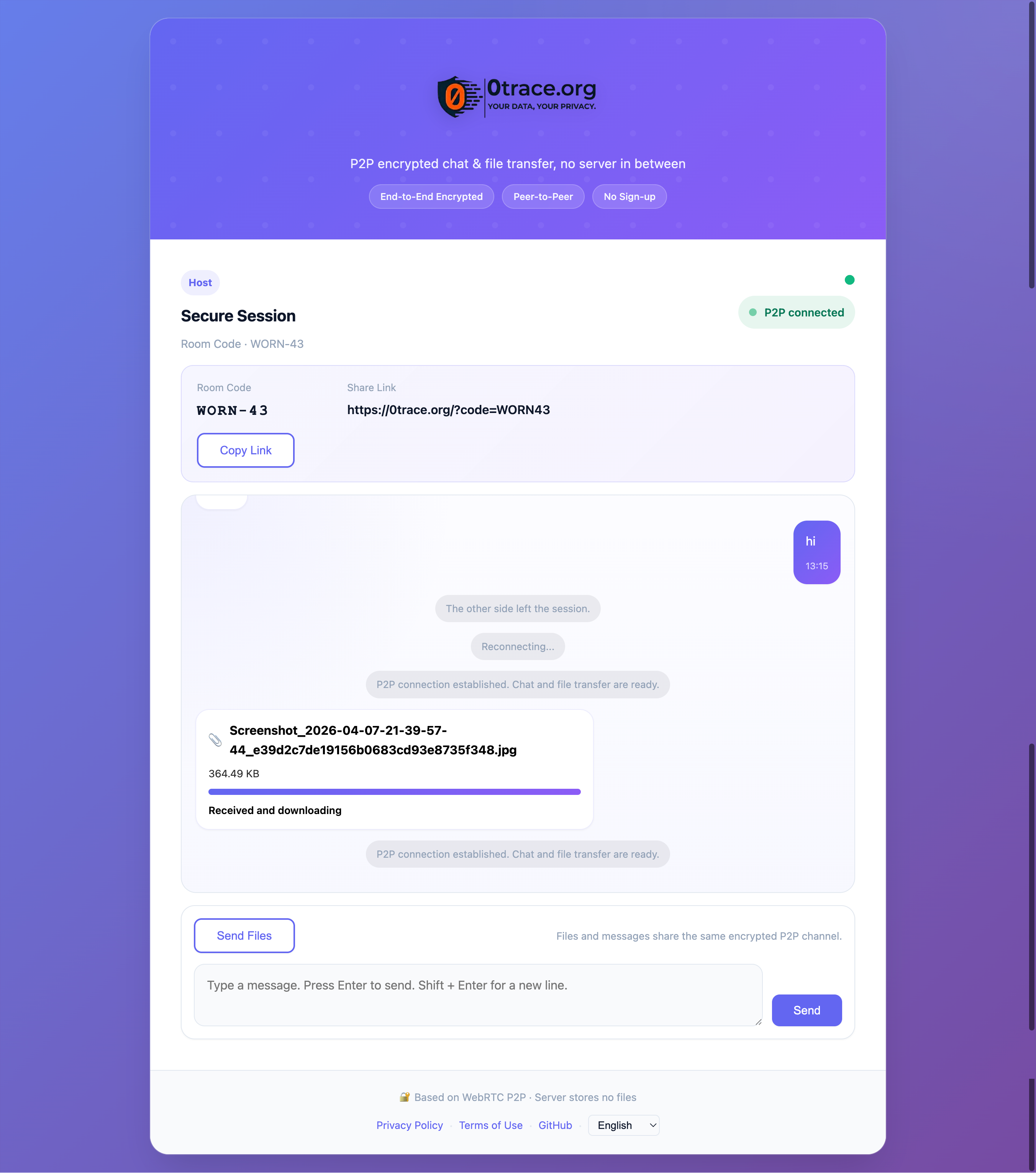 0trace gallery image