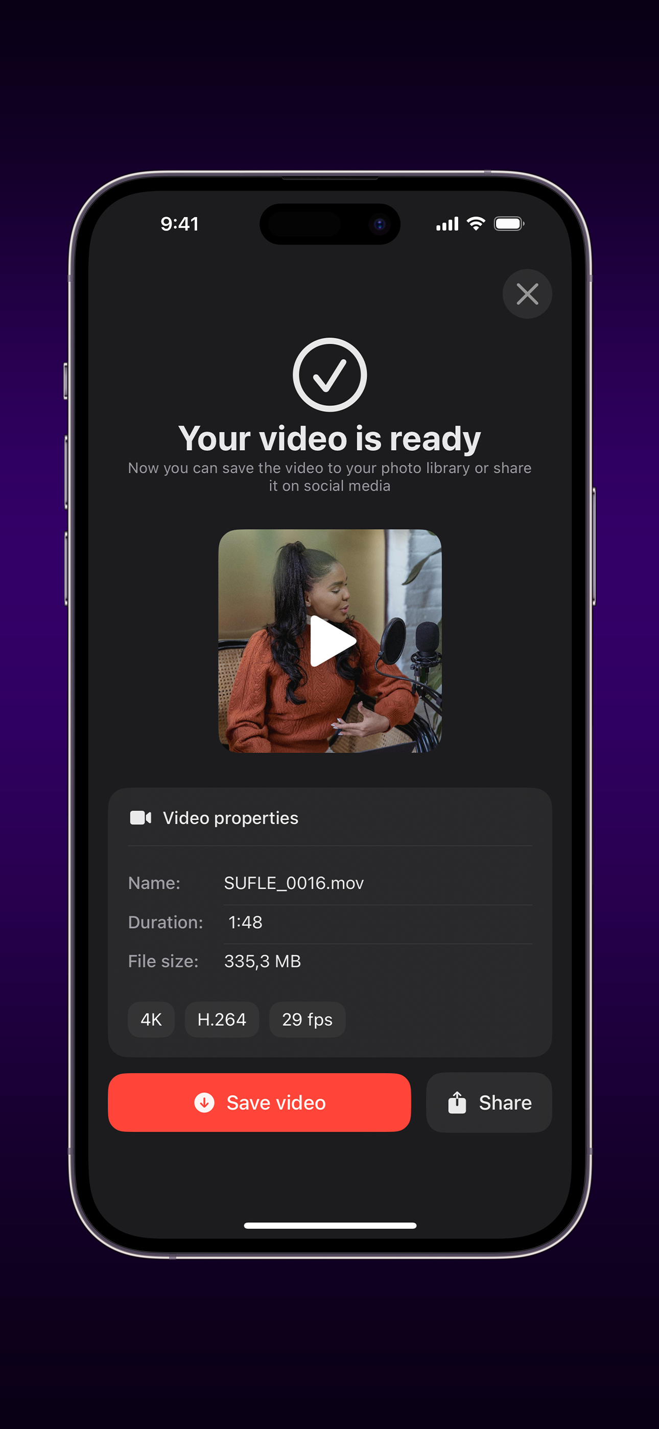 Mídia 5 de Suflow - Teleprompter de vídeo para criadores de conteúdo