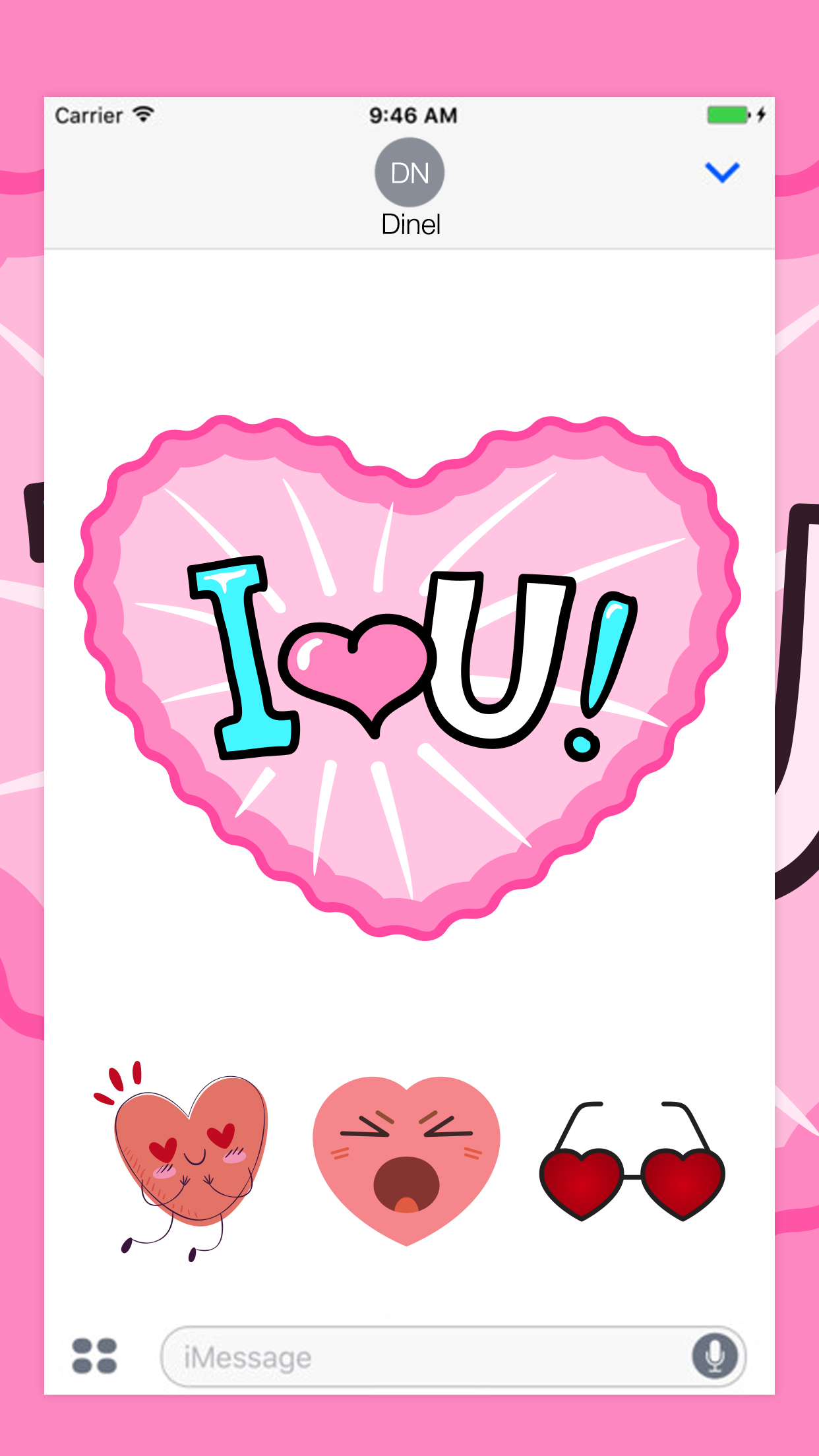 Animated Love & Romantic Stickers for iMessage gallery image