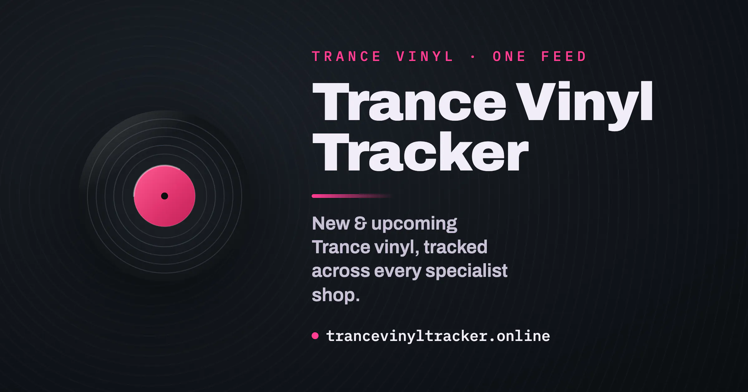 Trance Vinyl Tracker gallery image