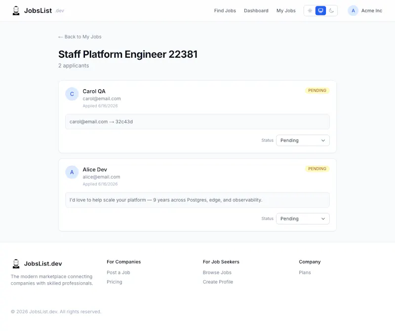 JobsList.dev screenshot 8