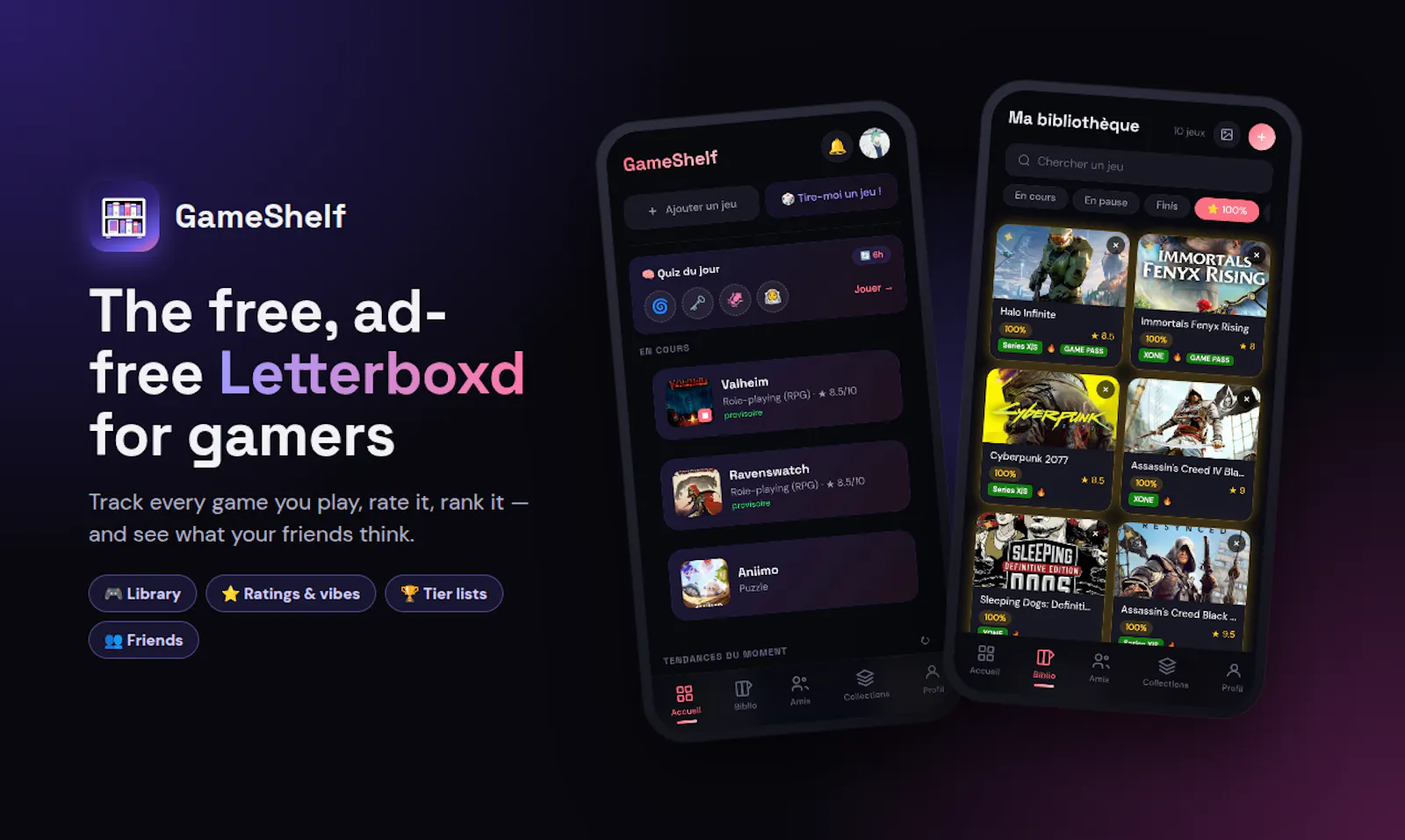 GameShelf: Games & Tier Lists screenshot 4