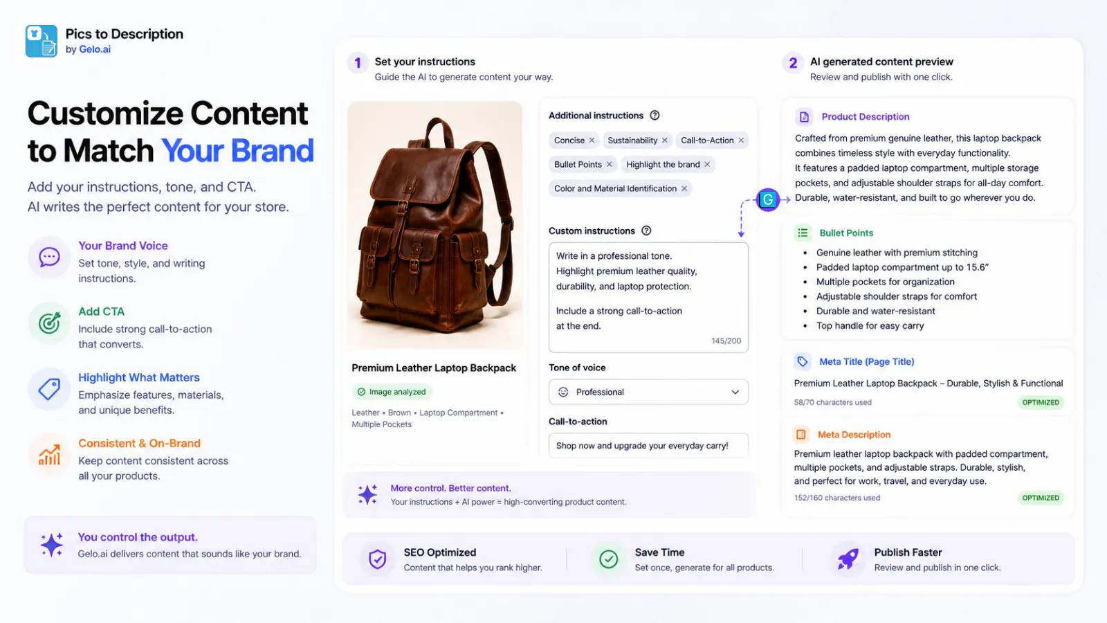 Gelo.ai – Pics to Description screenshot 8