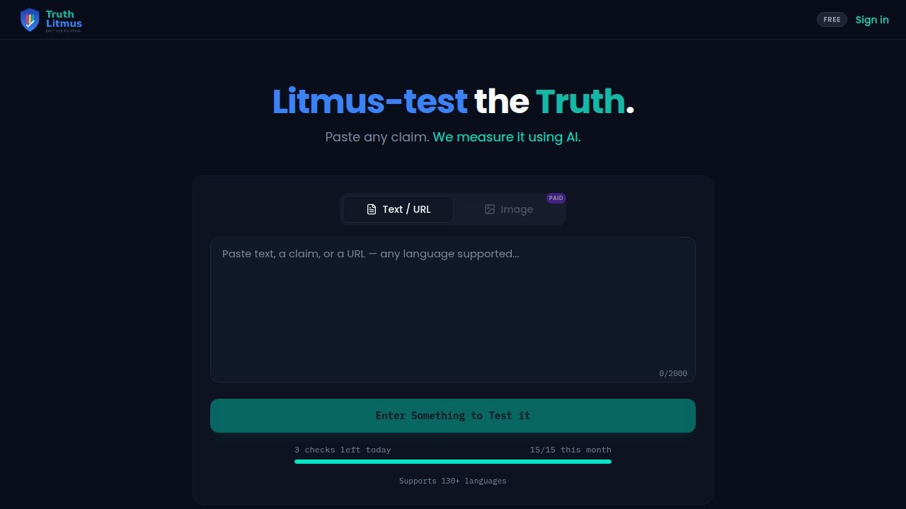 Truth Litmus gallery image