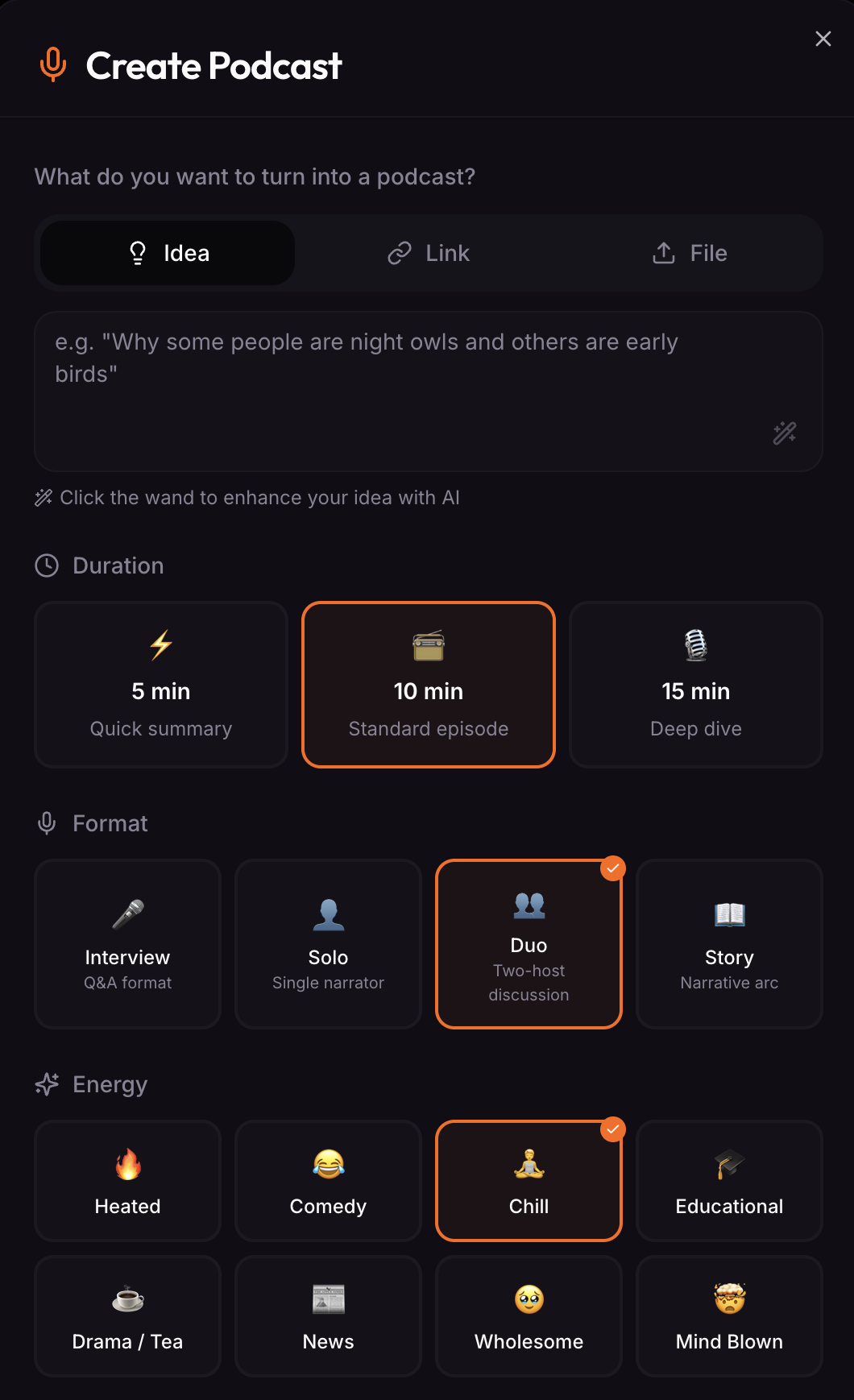 Podify Live - Podcast Anything! gallery image