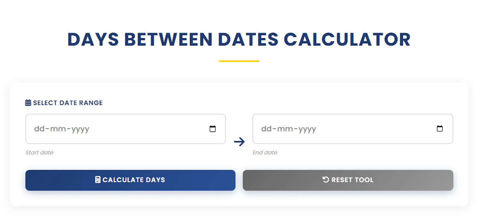 Days Calculator screenshot 1