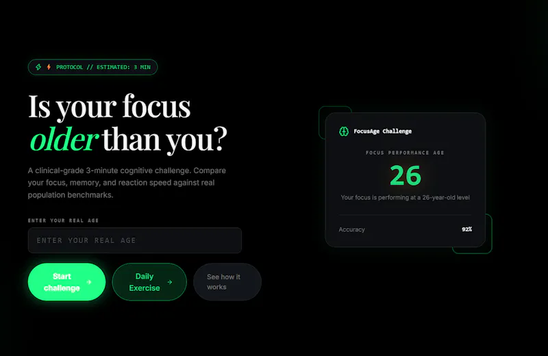 FocusAge screenshot 2