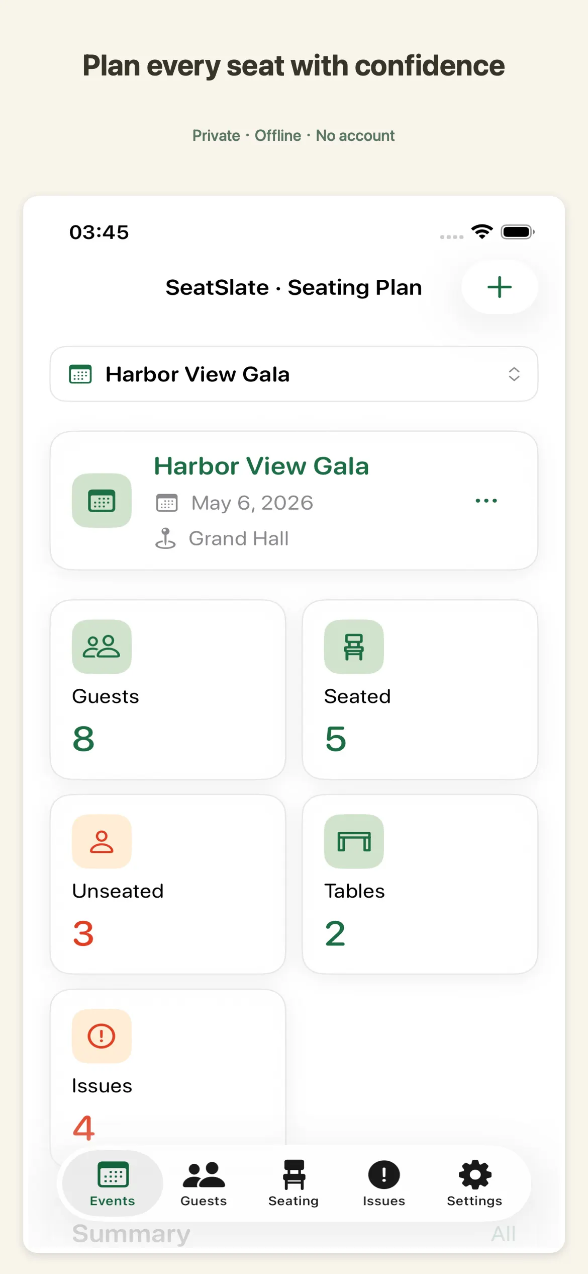 SeatSlate · Seating Plan gallery image