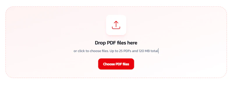 Merge PDF Files Online screenshot 2