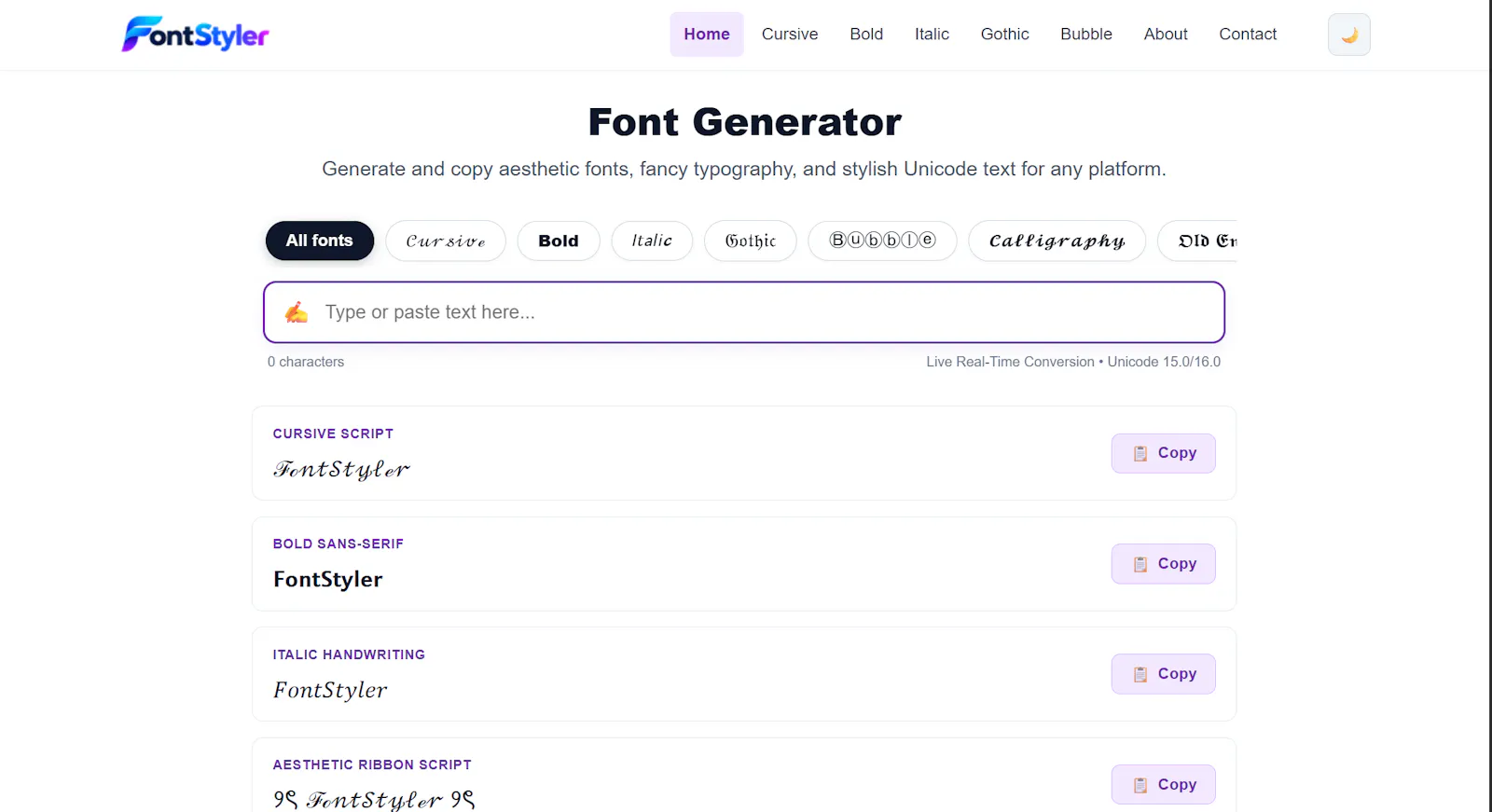 FontStyler screenshot 1