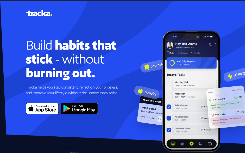 Tracka | Habit Tracker & Journalling App gallery image