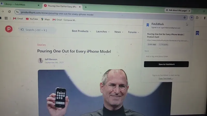 FetchMark  screenshot 1 (video preview)