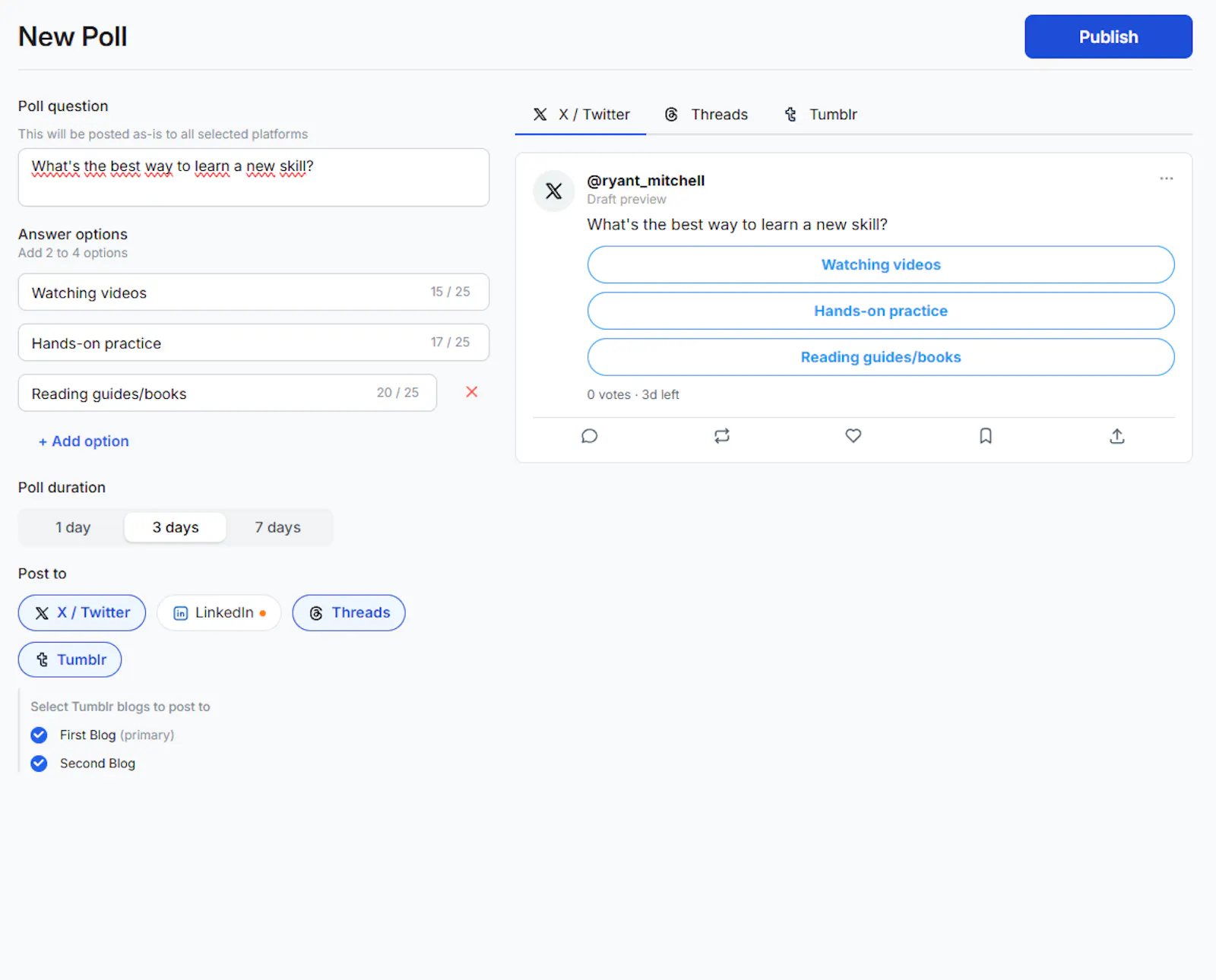 Pollarise screenshot 2