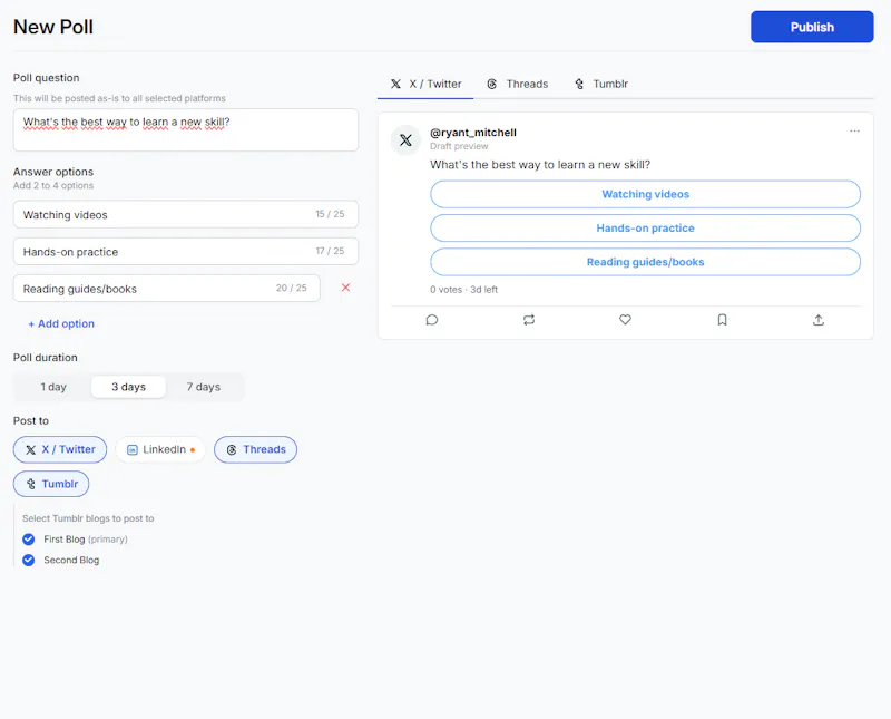 Pollarise screenshot 2