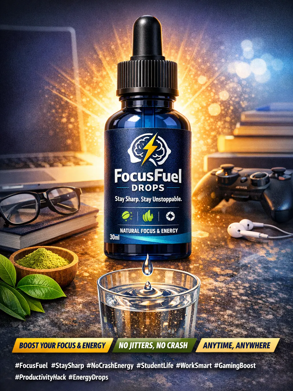 FocusFuel Drops のプロダクトバナー