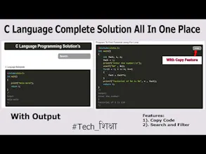C language Programs solution gallery image