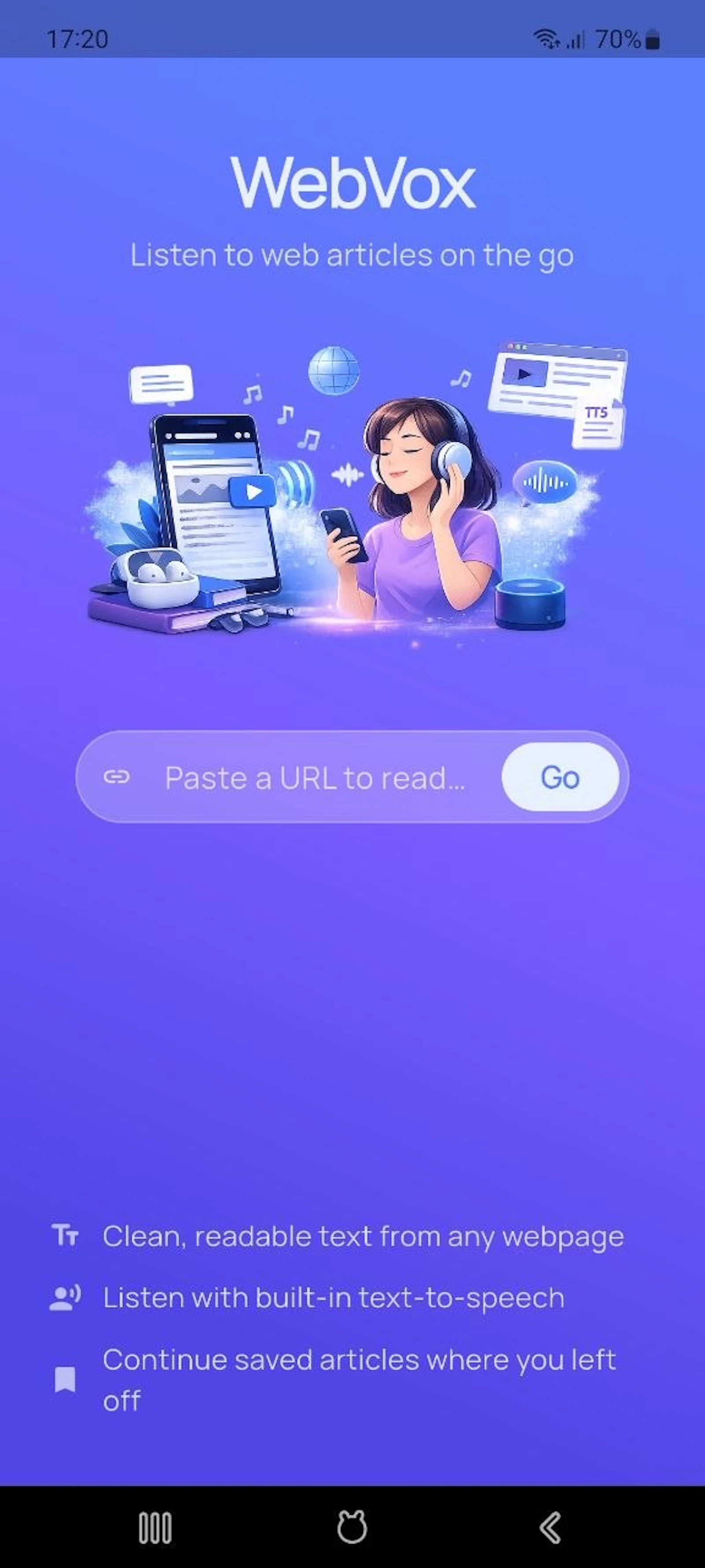WebVox screenshot 2