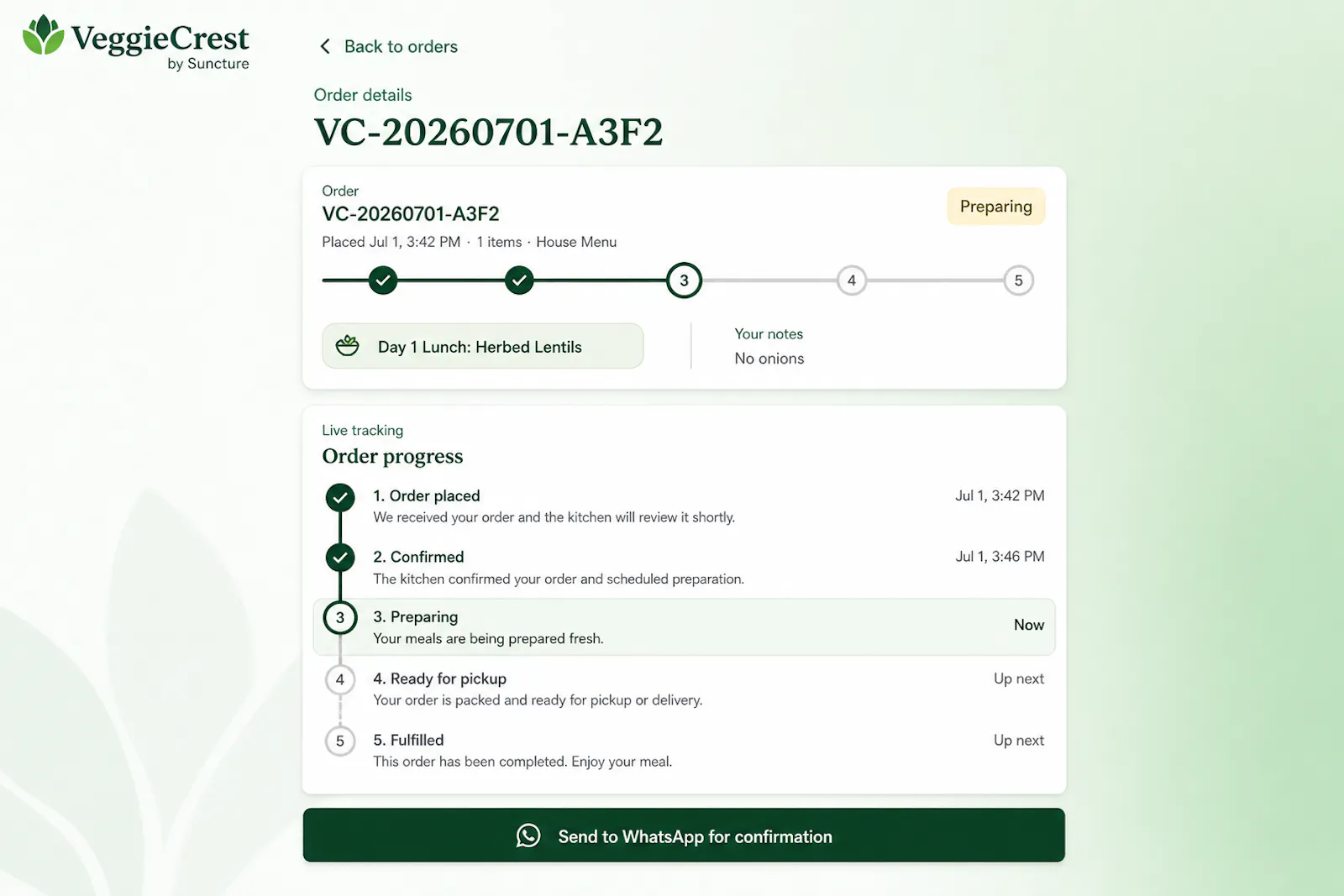 VeggieCrest by Suncture screenshot 3
