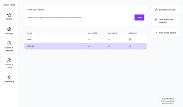Agile Tools - Planning Poker Online gallery image