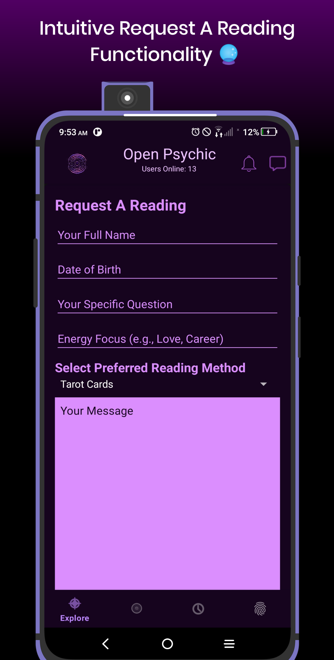 Offene psychische App - 100% frei zu verwenden Medien 8