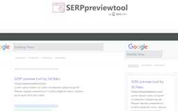 SERP Preview Tool media 1