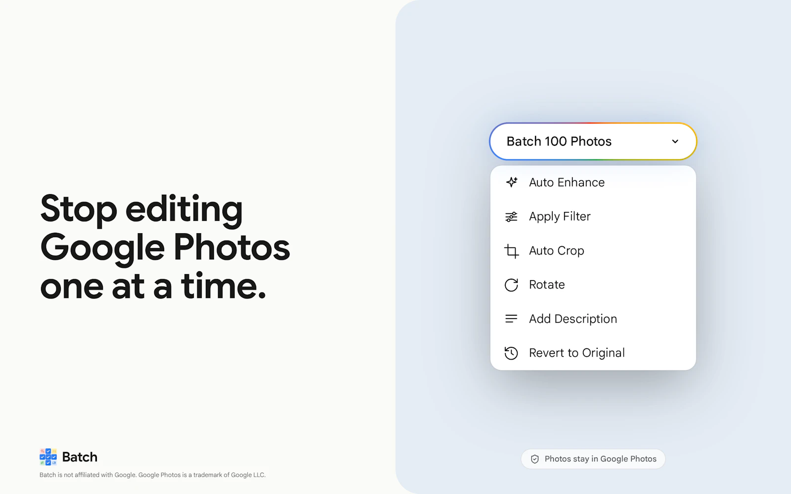 Batch for Google Photos screenshot 2