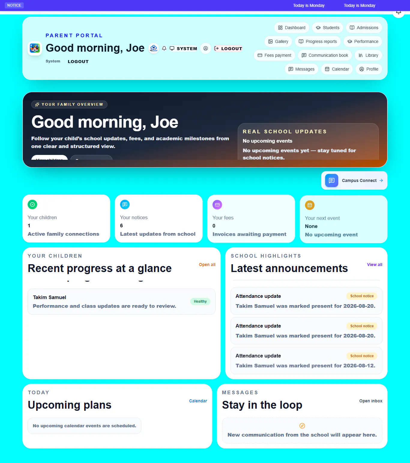 MyCloudSchool screenshot